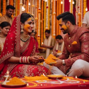 Engagement & Haldi(Just Started )