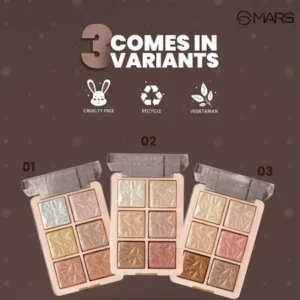 MARS Glowzilla 6 Colour Highlighter Palette