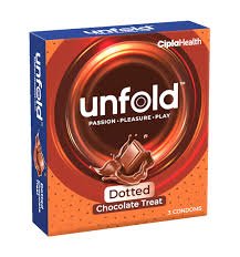 UNFOLD DOTTED CONDOM