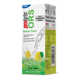 Prolyte ORS Nimbu Pani Flavour Energy Drink, 200 ml