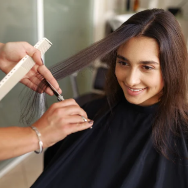 Hair colour hair cut hair spa