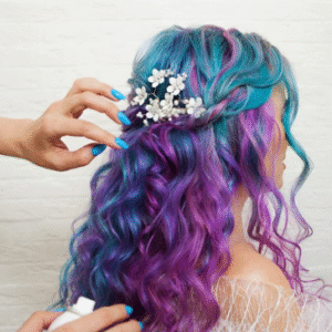 Hair colour back polishing